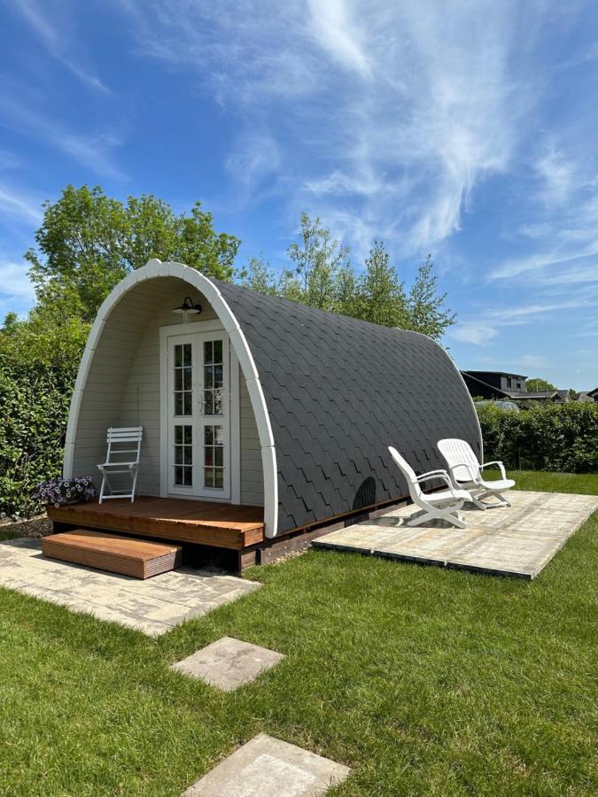 Lodge, Een Super Knus Tiny House, Nabij Vaarwater En Haven! Belt-Schutsloot Εξωτερικό φωτογραφία