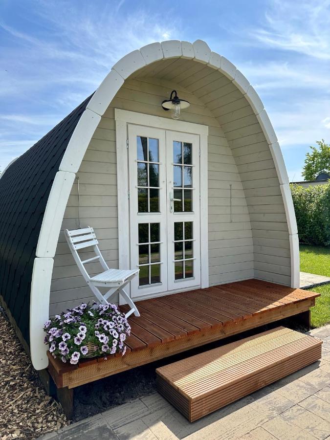 Lodge, Een Super Knus Tiny House, Nabij Vaarwater En Haven! Belt-Schutsloot Εξωτερικό φωτογραφία