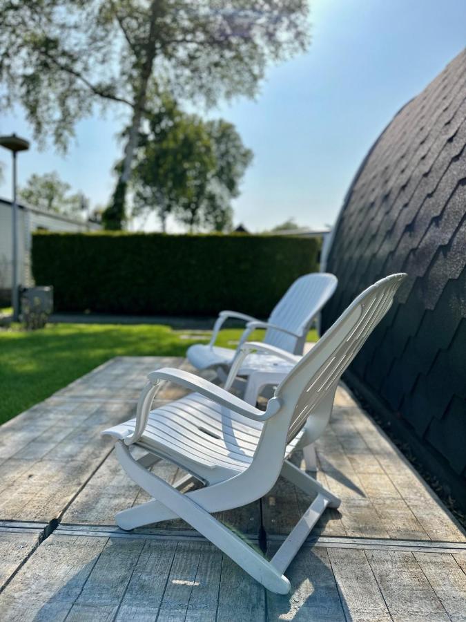 Lodge, Een Super Knus Tiny House, Nabij Vaarwater En Haven! Belt-Schutsloot Εξωτερικό φωτογραφία